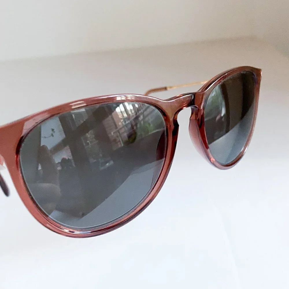 RayBan Light Brown Beige Frame Classic Shape Eye Glass Frames